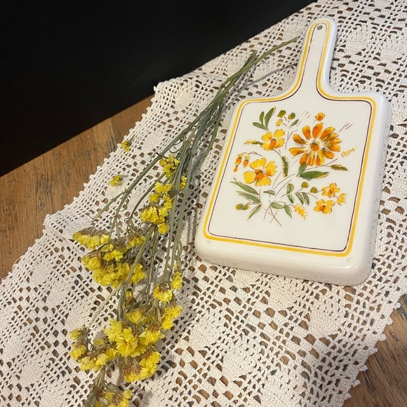 💛 VINTAGE – Hand-painted ceramic spoon rest – - Picture 5 of 11